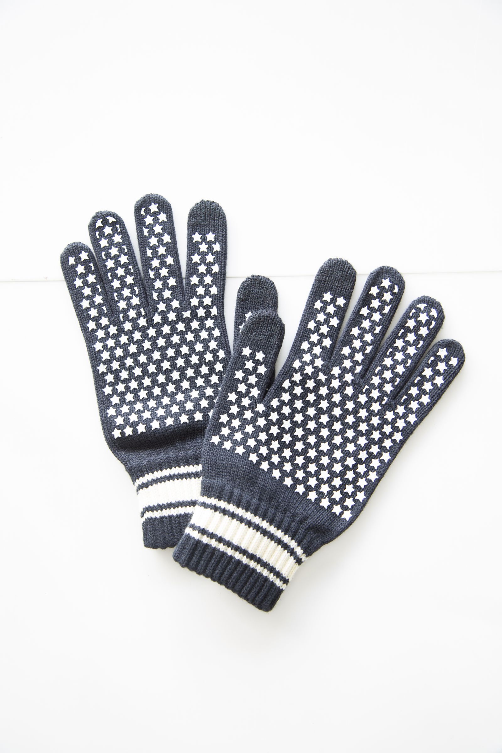 HYSTERIC GLAMOUR - SEE NO EVIL ニットグローブ / ブラック | Tempt