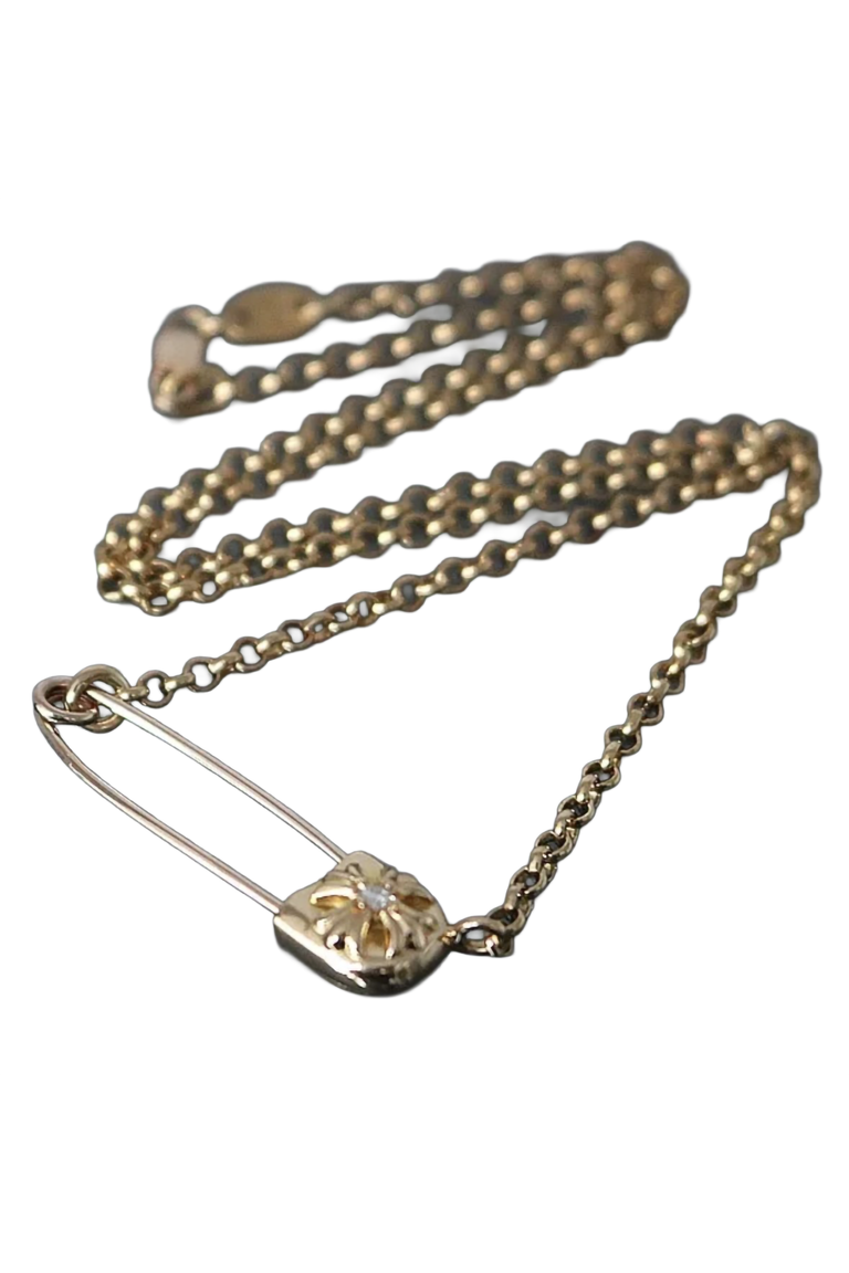 CHROME HEARTS - 【新品未使用】22K セーフティピン ネックレス 1P