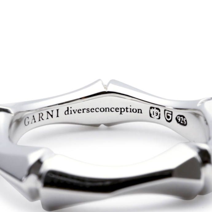 GARNI - Crockery Bamboo Ring - S / シルバー | Tempt