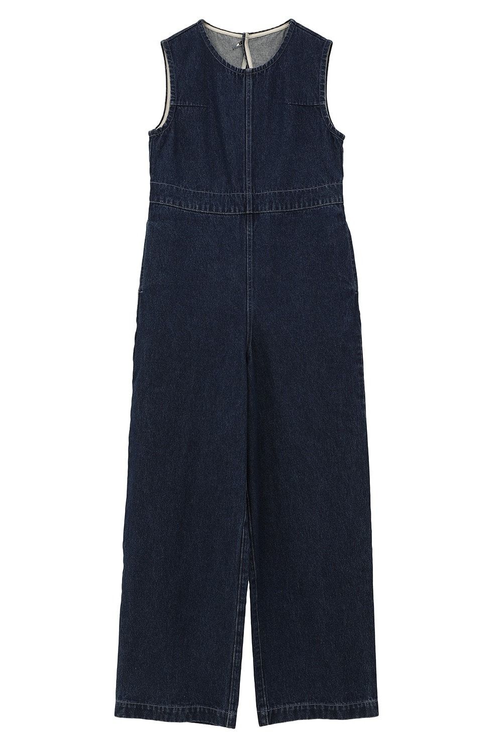 CLANE - バック オープン デニム オールインワン - BACK OPEN DENIM