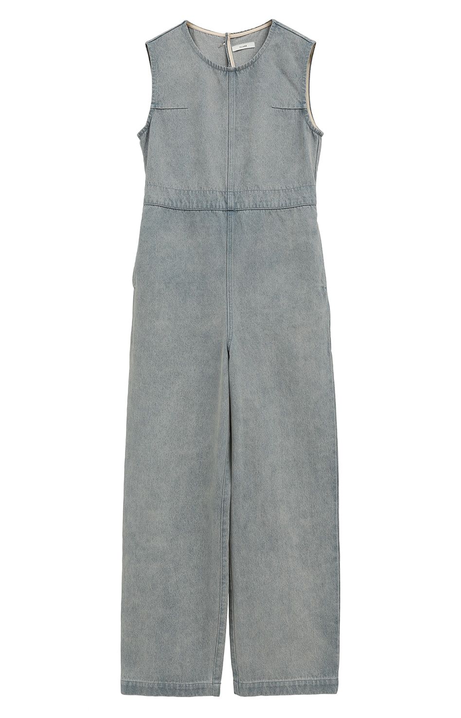 CLANE - バック オープン デニム オールインワン - BACK OPEN DENIM