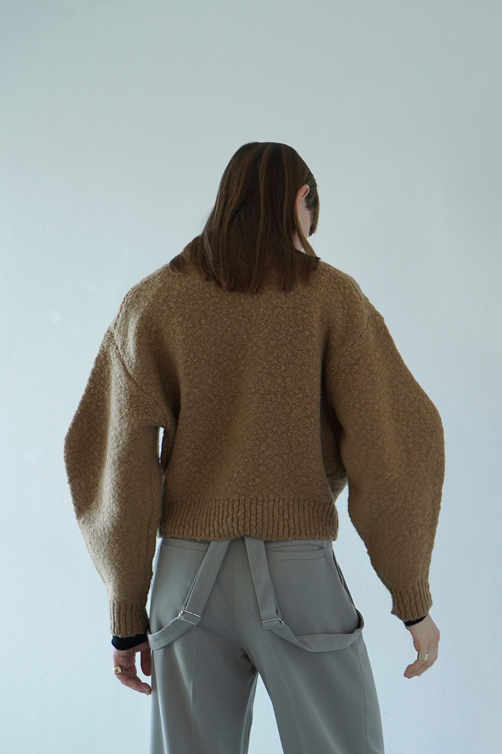 CLANE - ブローチ セット ソフトスラブ ニットトップス - BROOCH SET