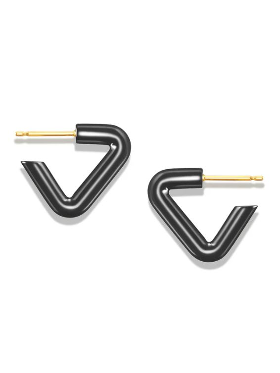 CAREERING - 【両耳用】 TRIANGLE 301 YELLOW - トライアングル ピアス