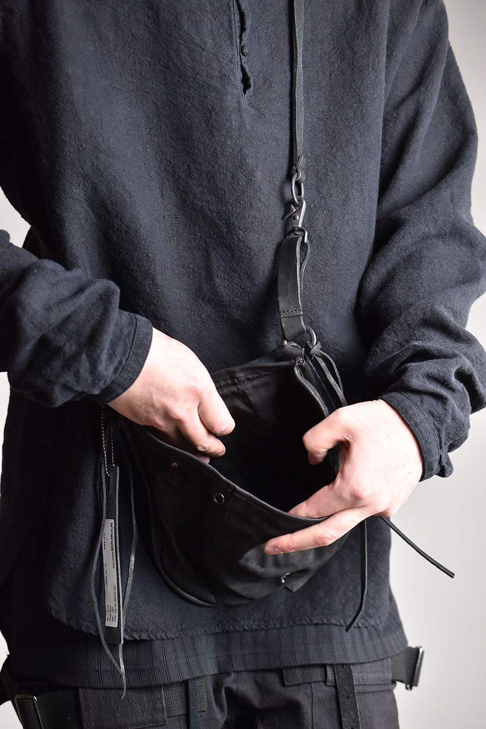 ISAMU KATAYAMA BACKLASH - Japan Double Shoulder Garment Dye Bag