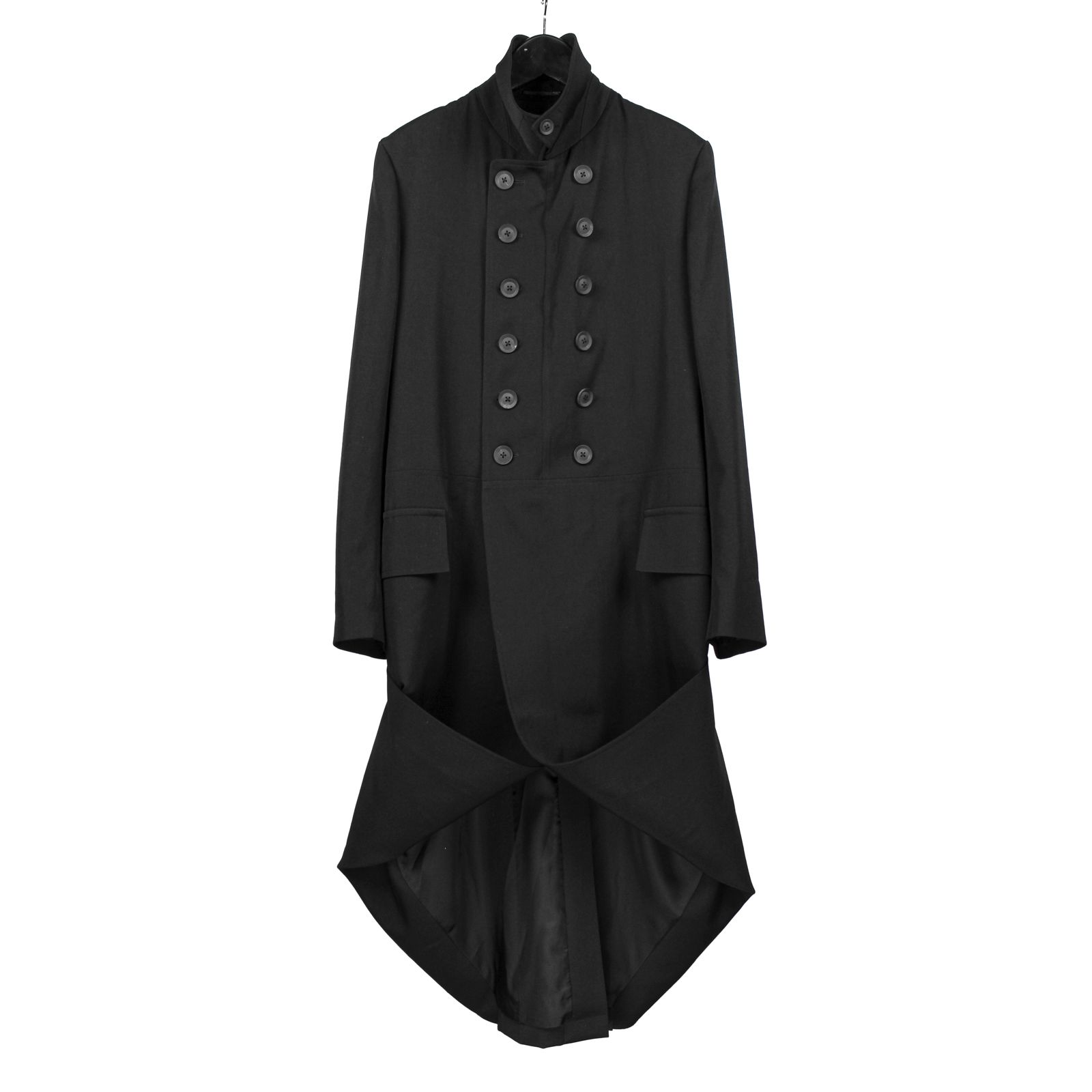 yohji yamamoto - pour homme | ナポレオンロングジャケット / シワ