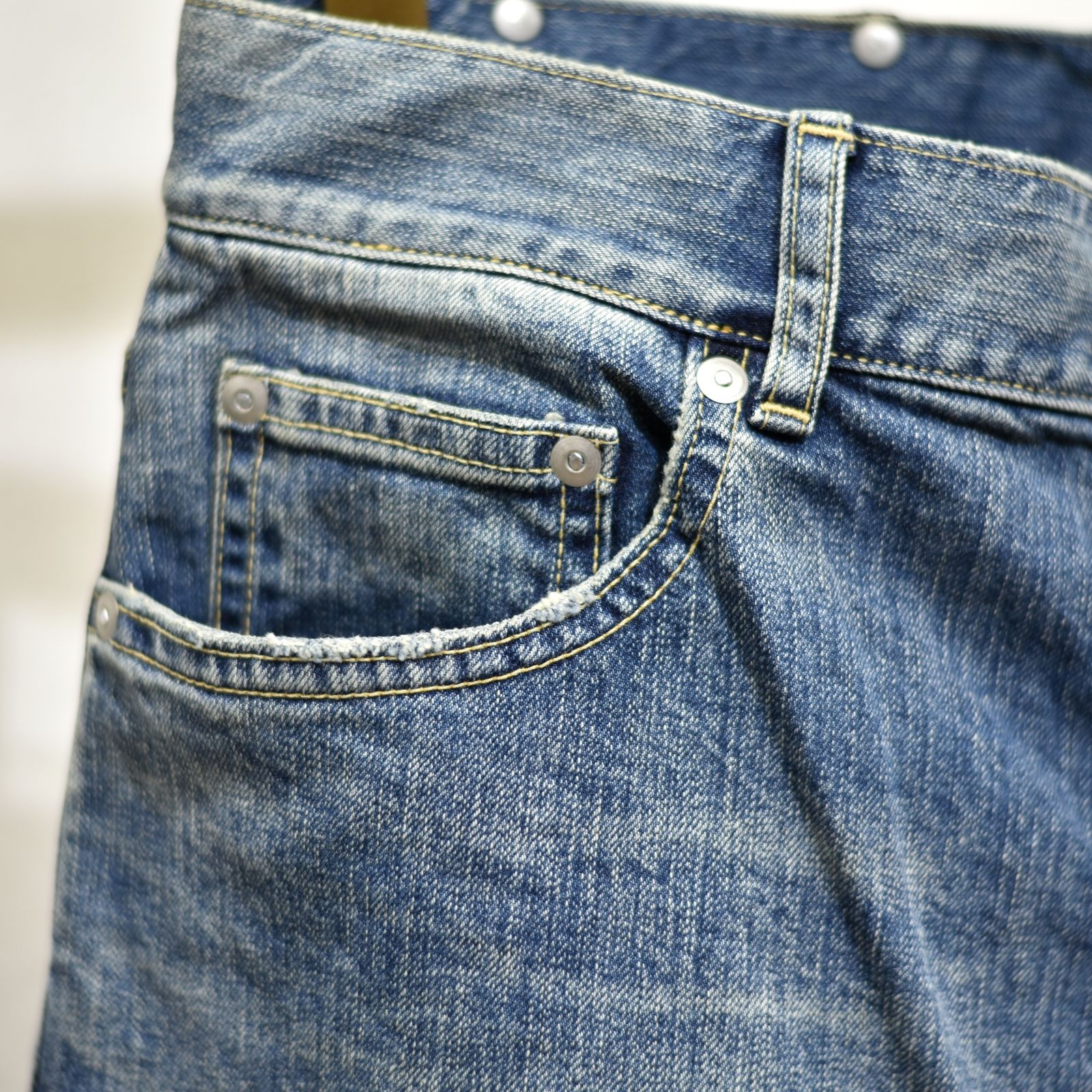 ISAMU KATAYAMA BACKLASH - ストレッチデニム ワイドPT （INDIGO