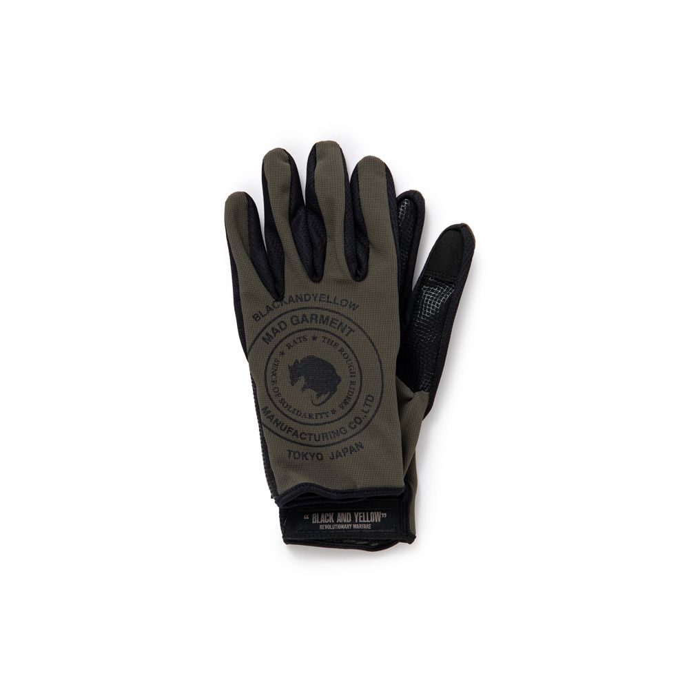 RATS - MC GLOVE - BLACK × YELLOW / グローブ / 24'RA-0418