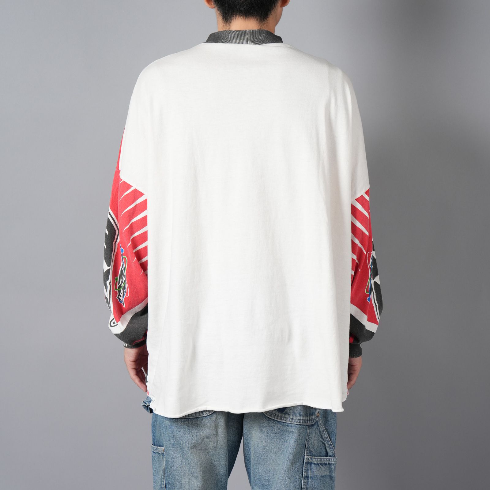SAINT M×××××× - SM-YS1-0000-019 / LS TEE / MX6 / RED / ロンT