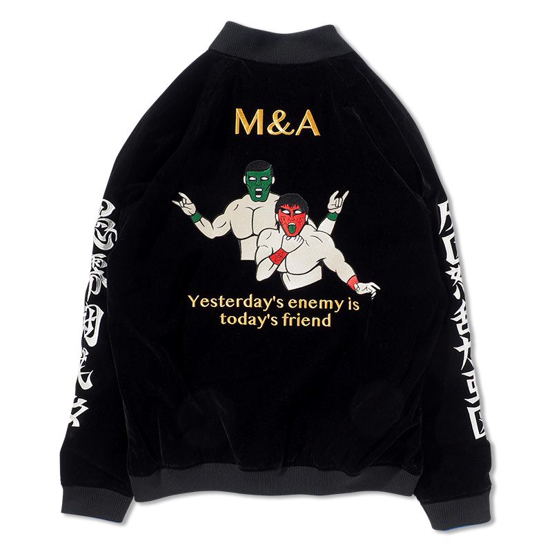 PUNK DRUNKERS - [PDSxGreatMUTA]グレート・ムタ スカジャン | DOLL