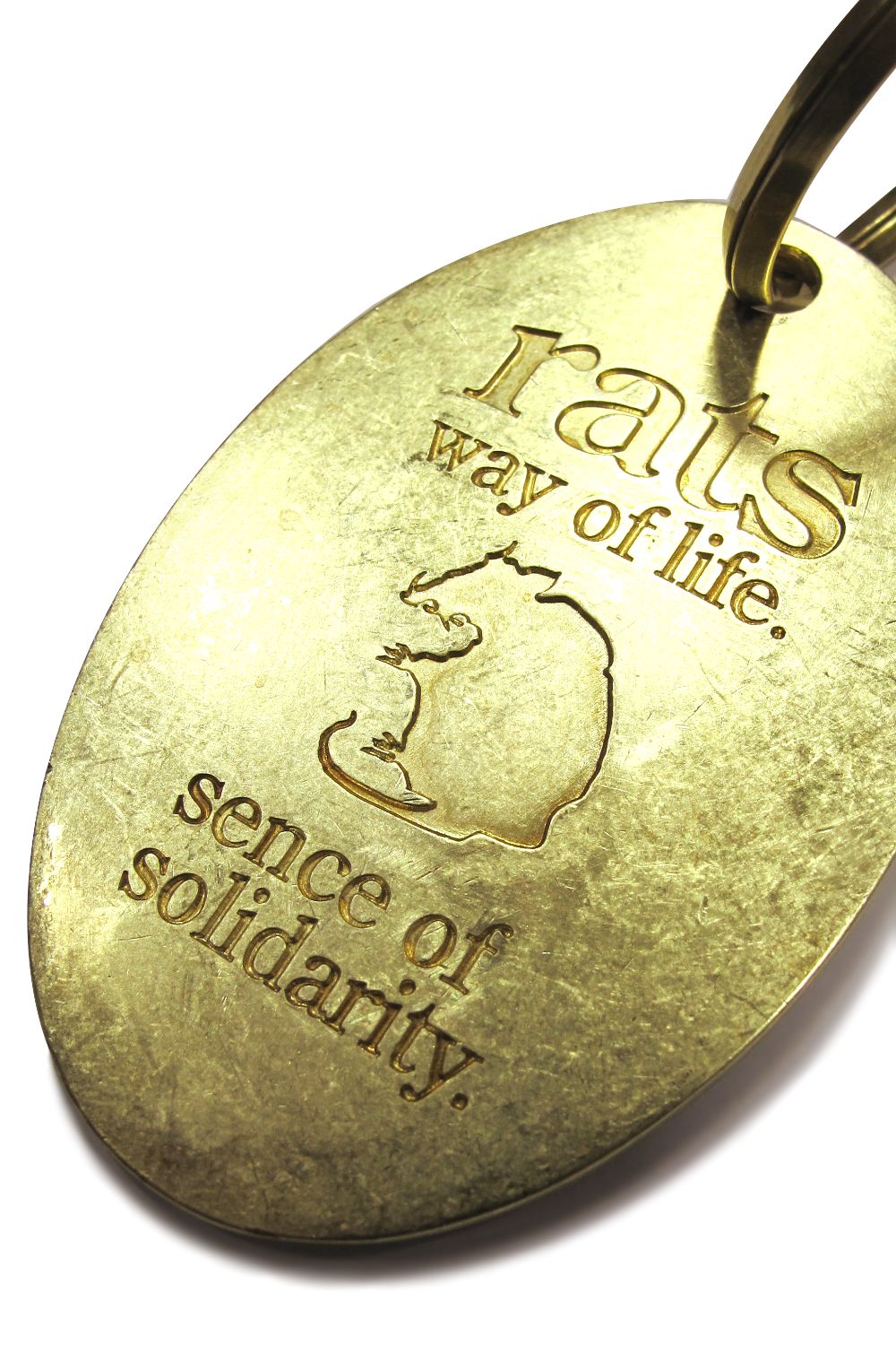 RATS - COIN KEY HOLDER (BRASS) / コイン キーホルダー | LOOPHOLE