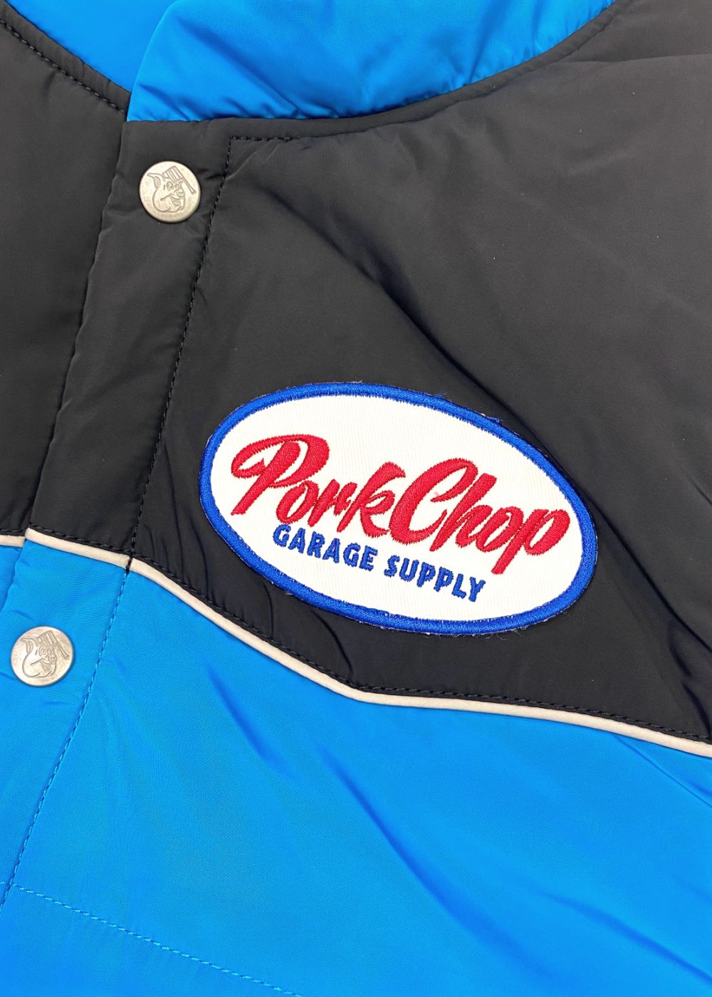 PORKCHOP GARAGE SUPPLY - RACING VEST (BLUE×BLACK) / オリジナル