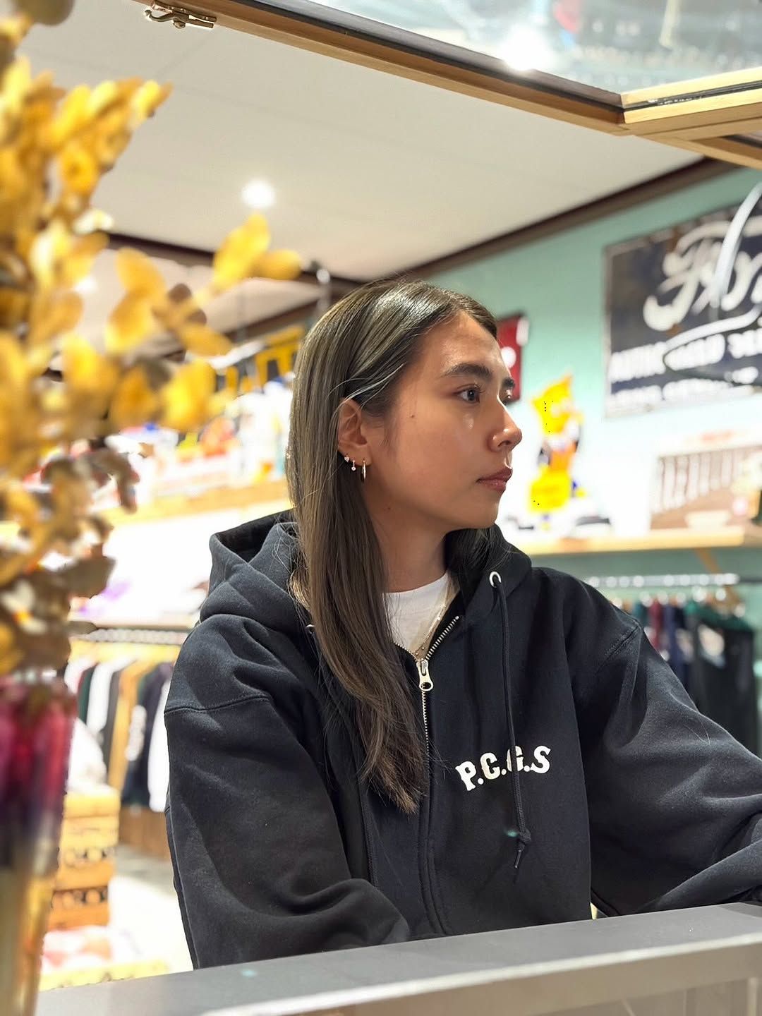 PORKCHOP GARAGE SUPPLY - 【ラスト1点】CIRCLE PORK ZIP UP HOODIE