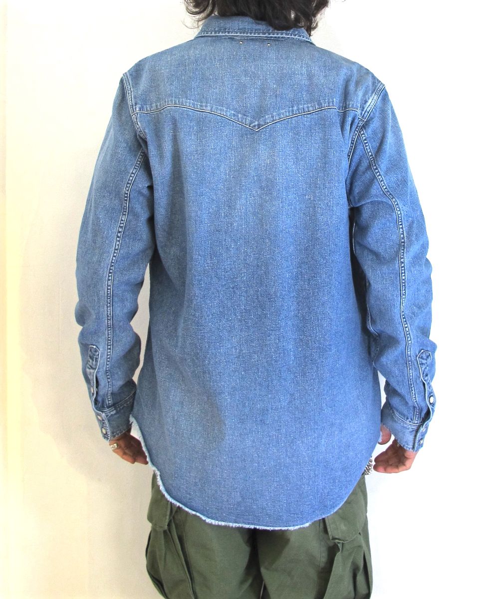 MINEDENIM - DENIM WESTERN SH USD (LUD) / デニムウエスタンシャツ