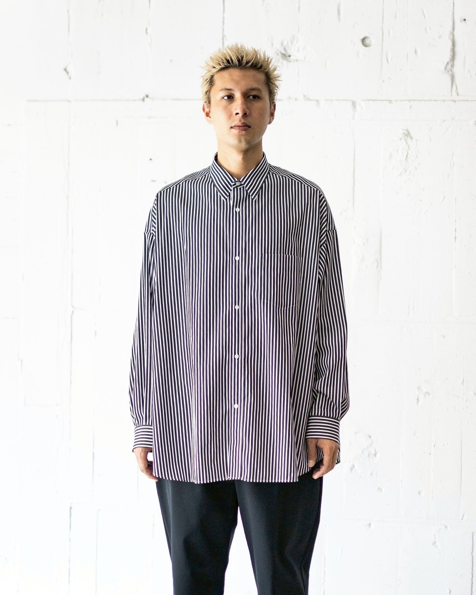 Graphpaper - グラフペーパー25AW High Count Regular Collar Round