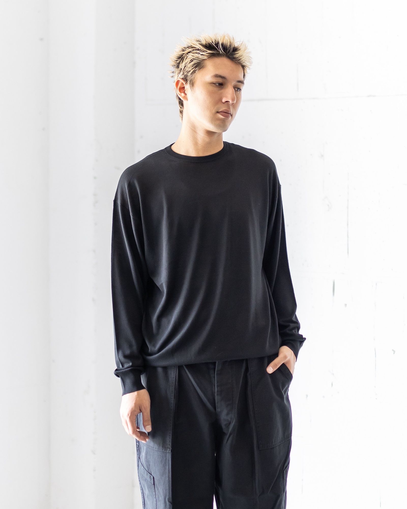 Graphpaper - グラフペーパー25AW High Gauge L/S Oversized High Neck