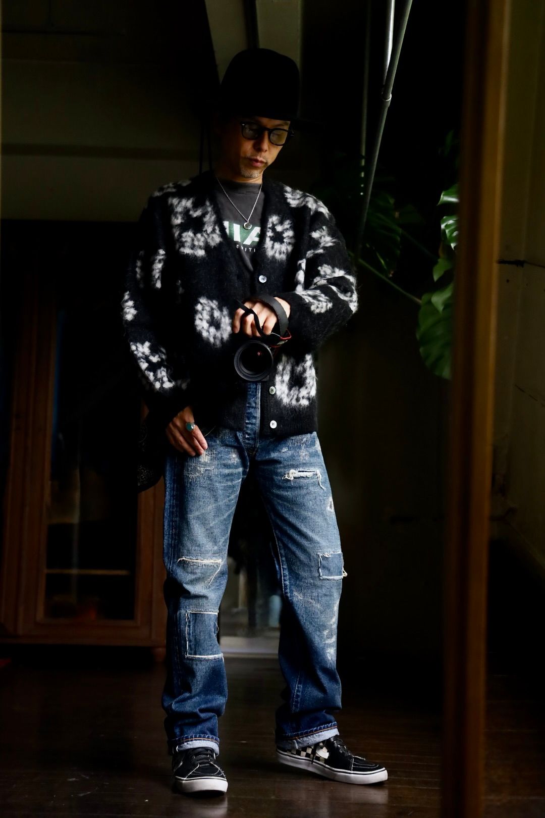 SAINT M×××××× - セントマイケル デニムティアーズコラボ DT_MH