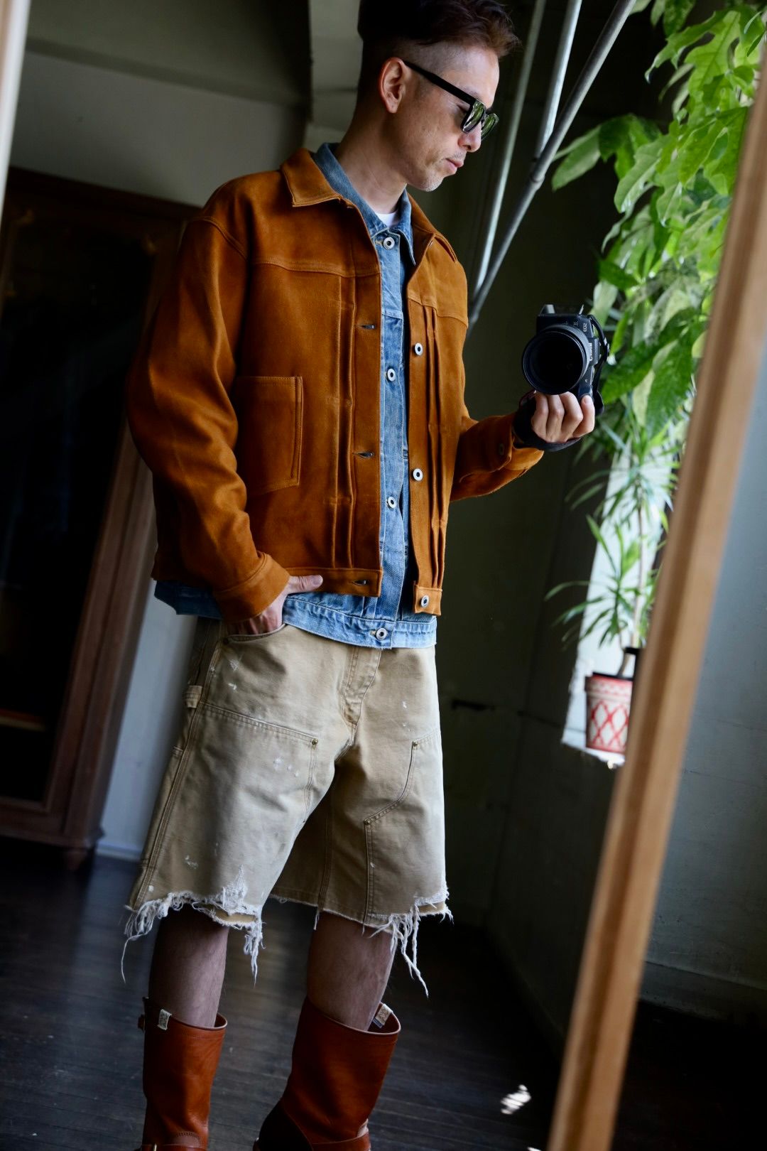 A.PRESSE - アプレッセ 2025 STYLE2 Vintage Suede Leather No.213