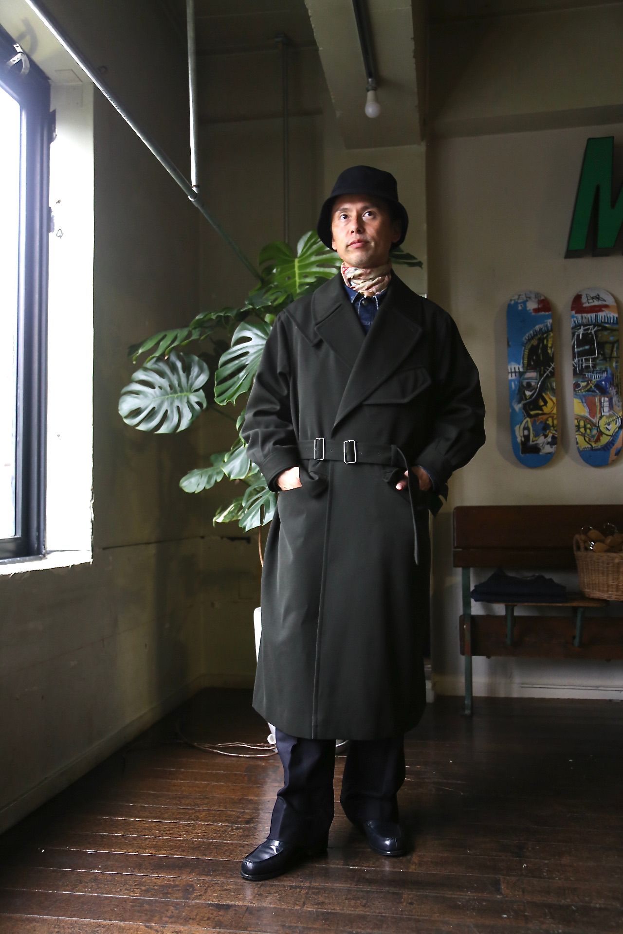 blurhms Wool Surge Motorcycle Coat 