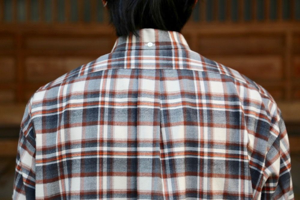 Graphpaper THOMAS MASON for GP Check B.D Box Shirt style.2020.10.4