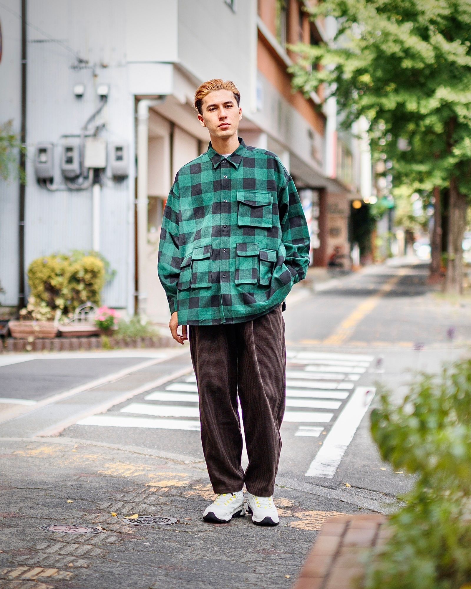 FreshService BUFFALO CHECK MULTI POCKET SHIRTスタイル 9月21日(土