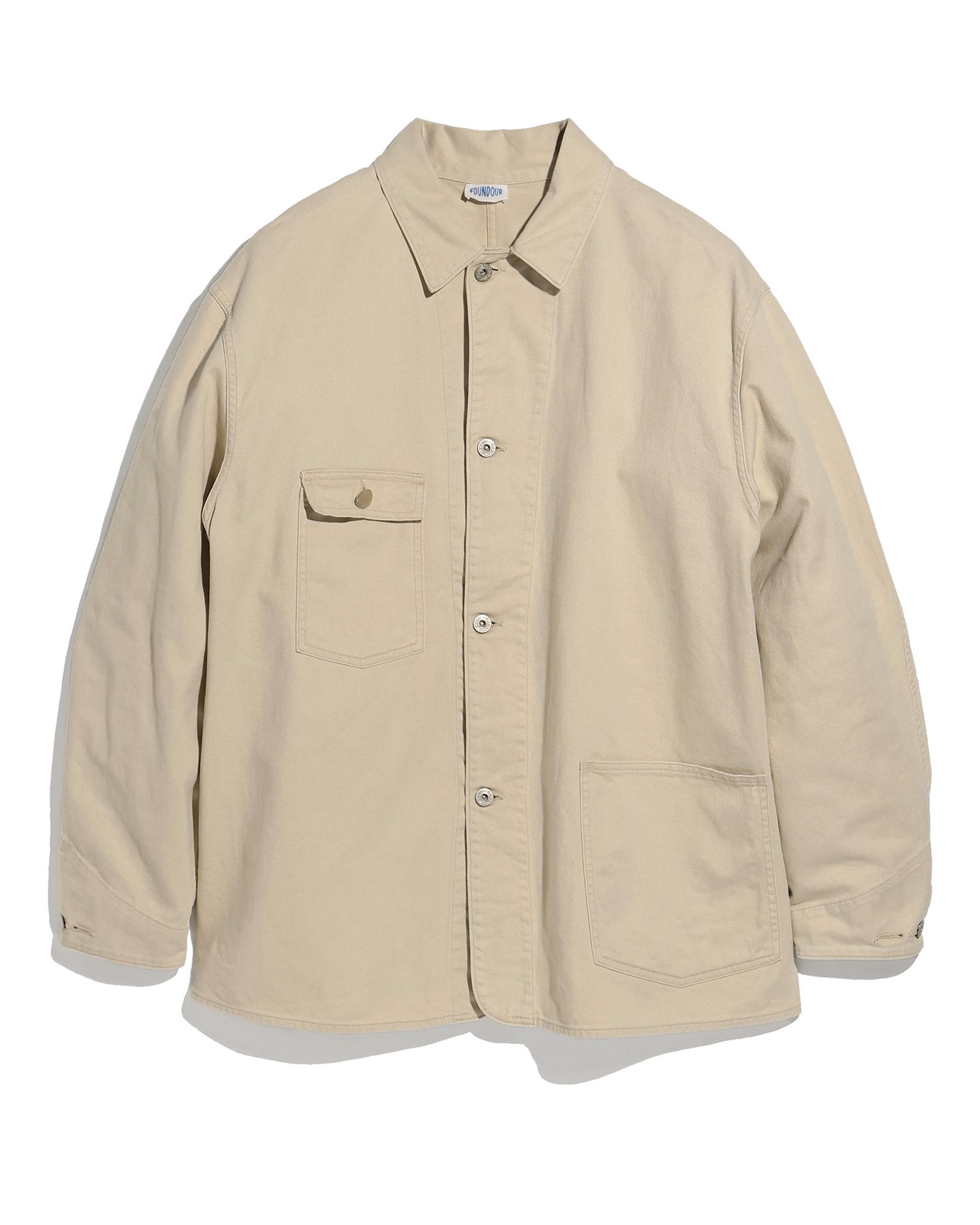 FOUNDOUR - ファウンダ 25SS COVERALL JACKET(015FD251001)BEIGE | MARK