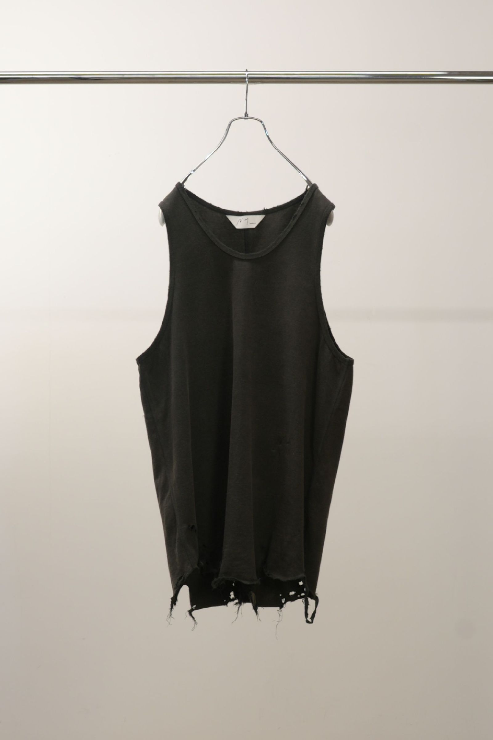 ANCELLM - DAMAGE TANK TOP | GRAY | タンクトップ | NapsNote