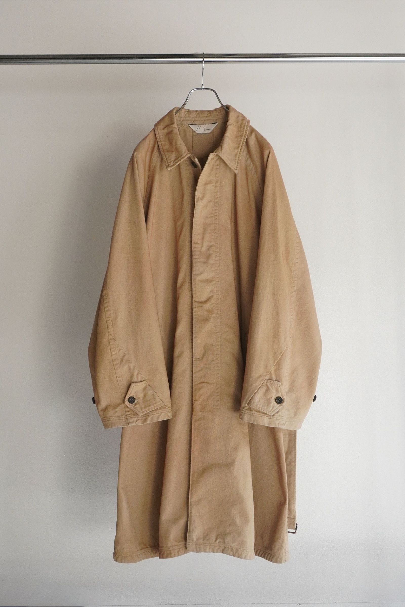 ANCELLM - DRILL BALMACAAN COAT | BLACK | コート | NapsNote