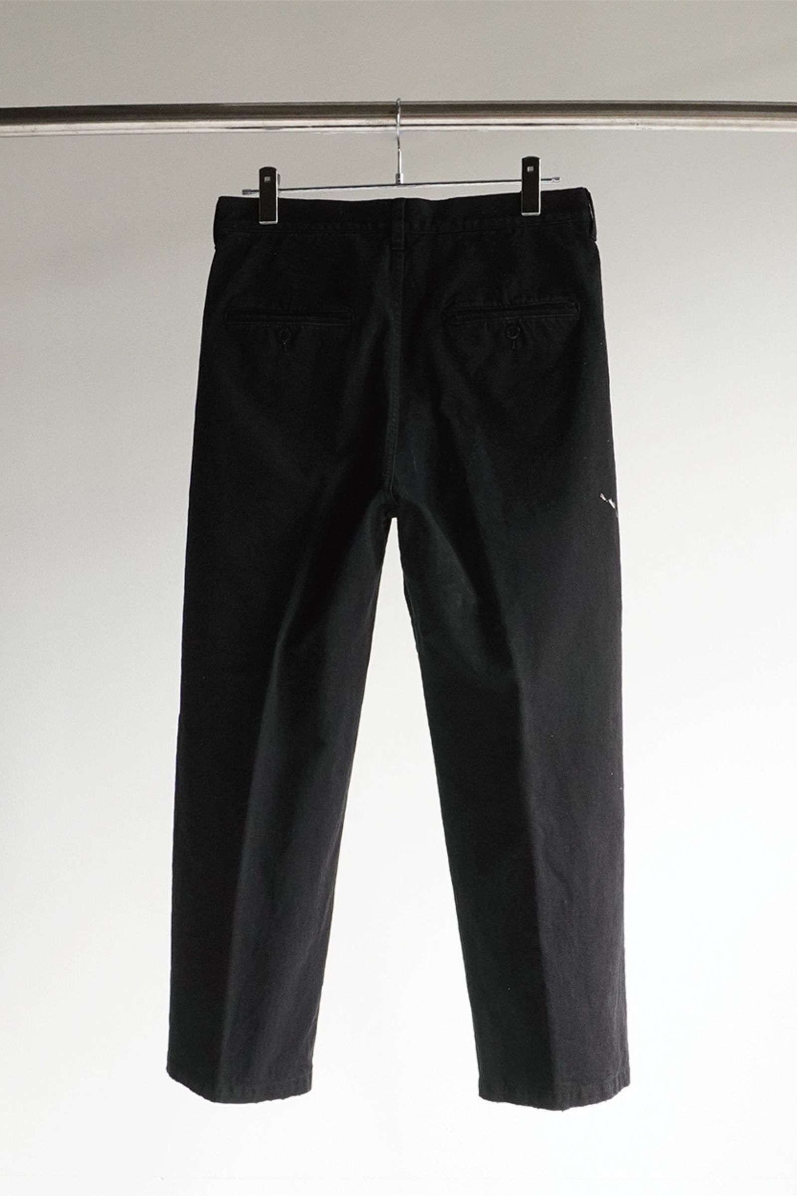 ANCELLM - PAINT CHINO TROUSERS/BLACK | NapsNote