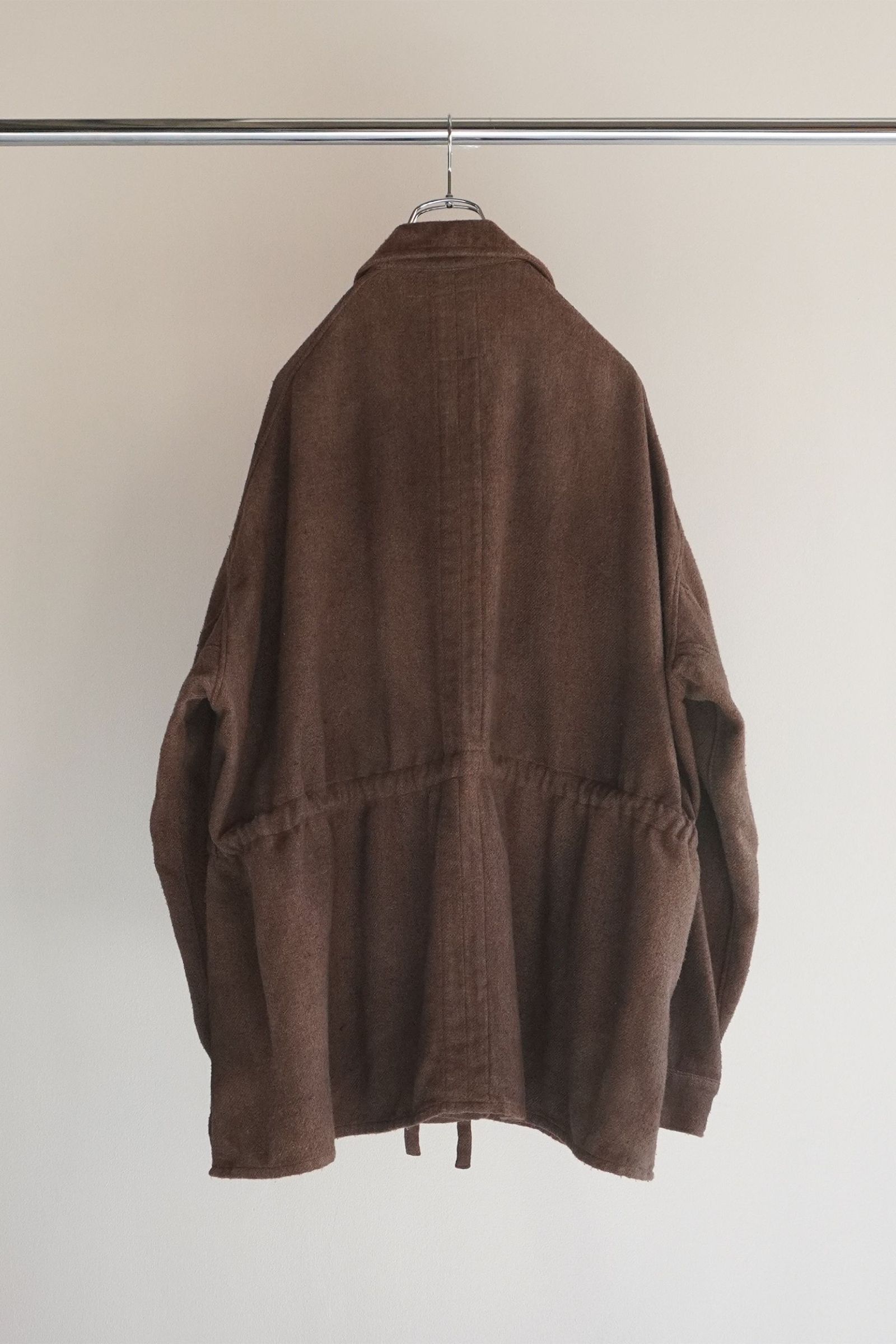 ANCELLM - PILLING SHIRT JACKET | BROWN | ジャケット | NapsNote