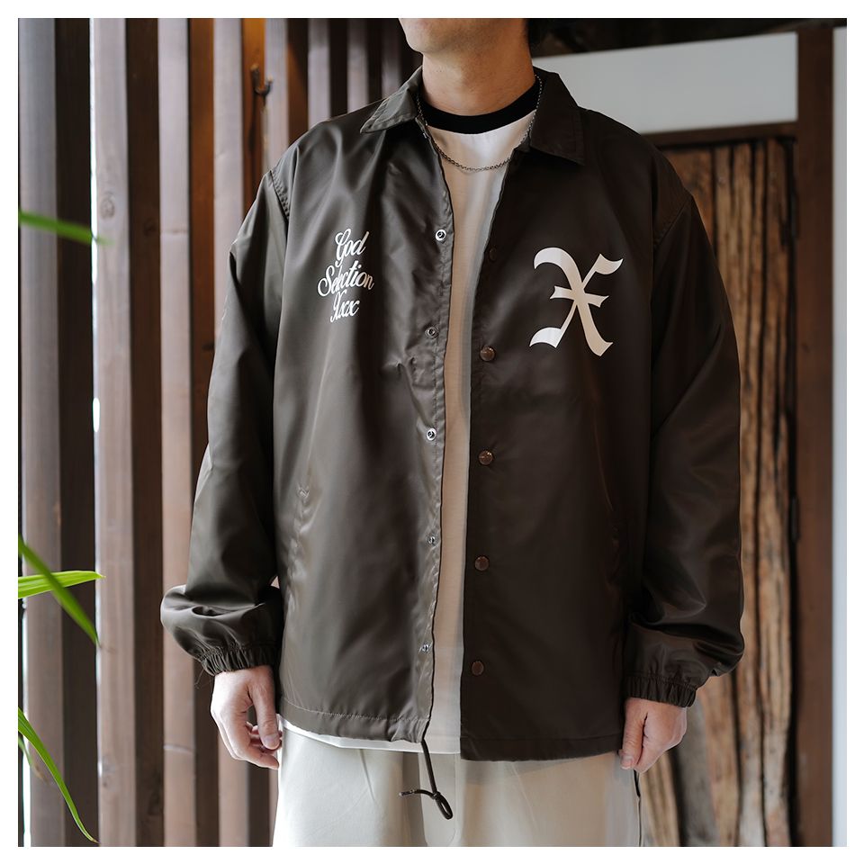 GOD SELECTION XXX - GX-A25-JK-07 COACH JACKET BROWN | River