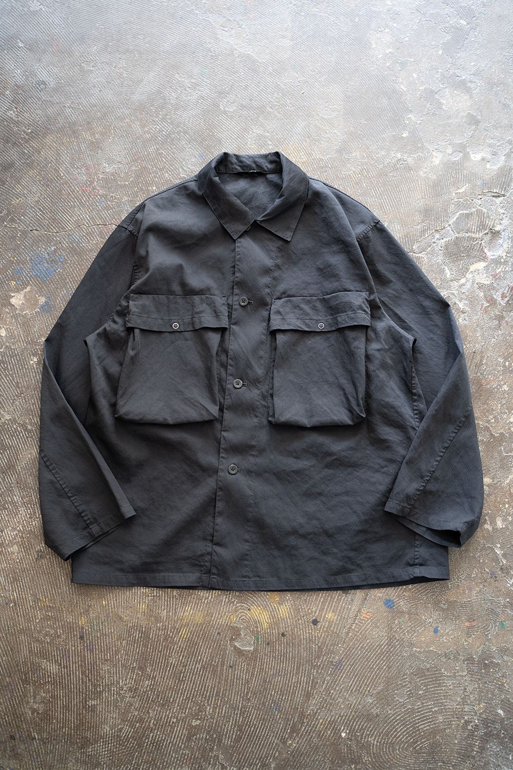 STILL BY HAND - 【ラスト1点】【24SS】両胸ポケットシャツジャケット