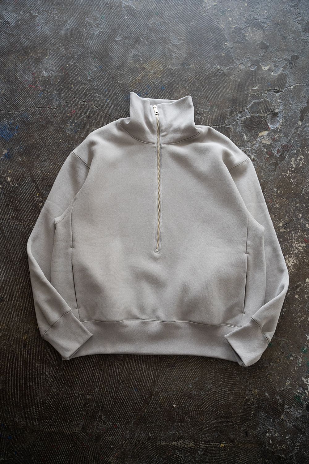 STILL BY HAND - 【ラスト1点】【23AW】ハーフジッププルオーバー