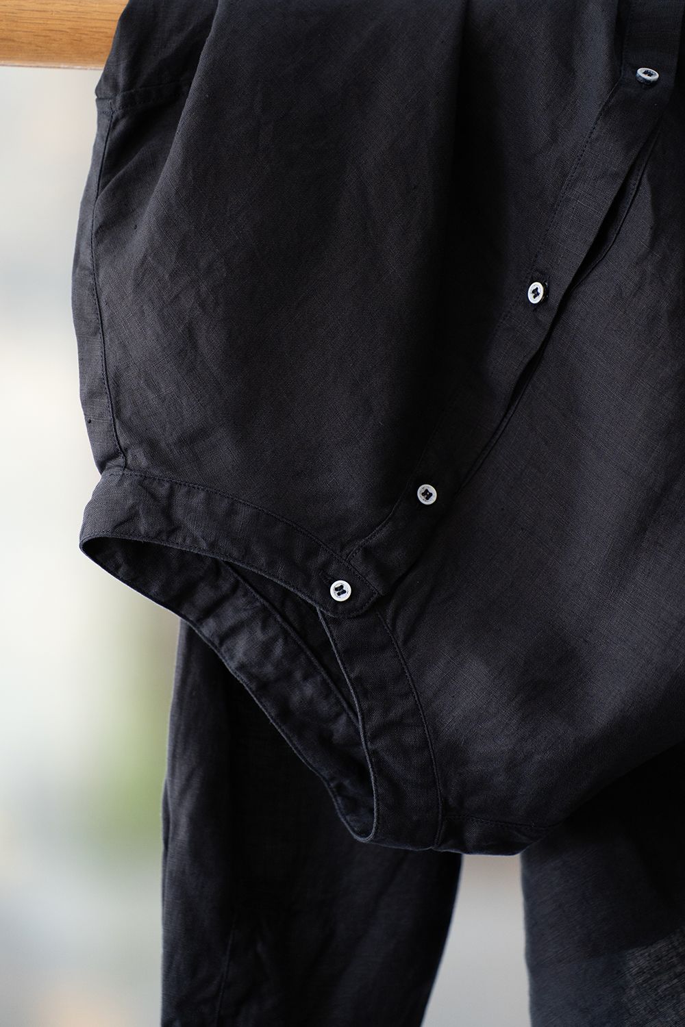 MITTAN - 大麻シャツ 3(濃紺) | Salty