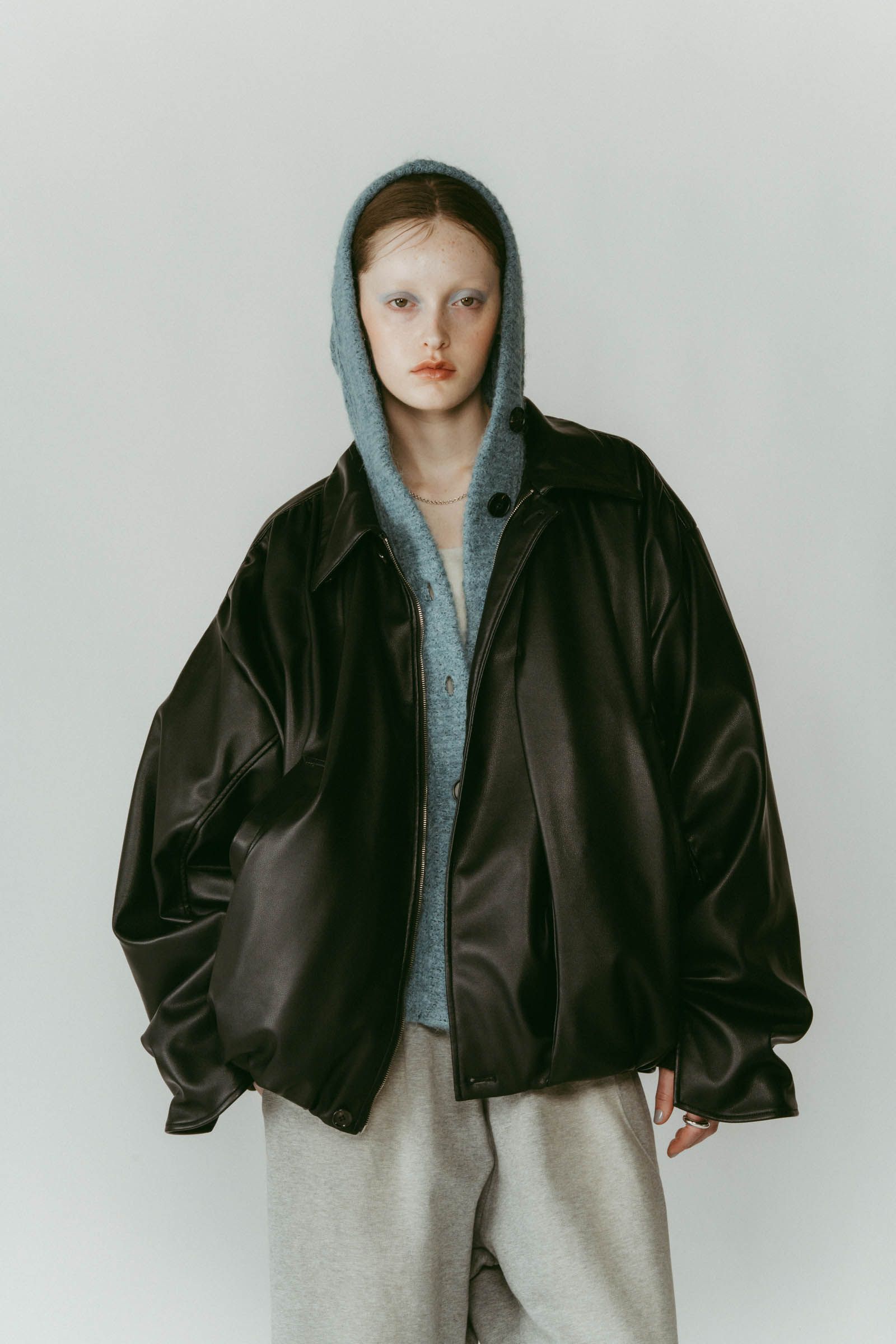 Knuth Marf - voluminous leather jacket(unisex) / ボリュームレザー