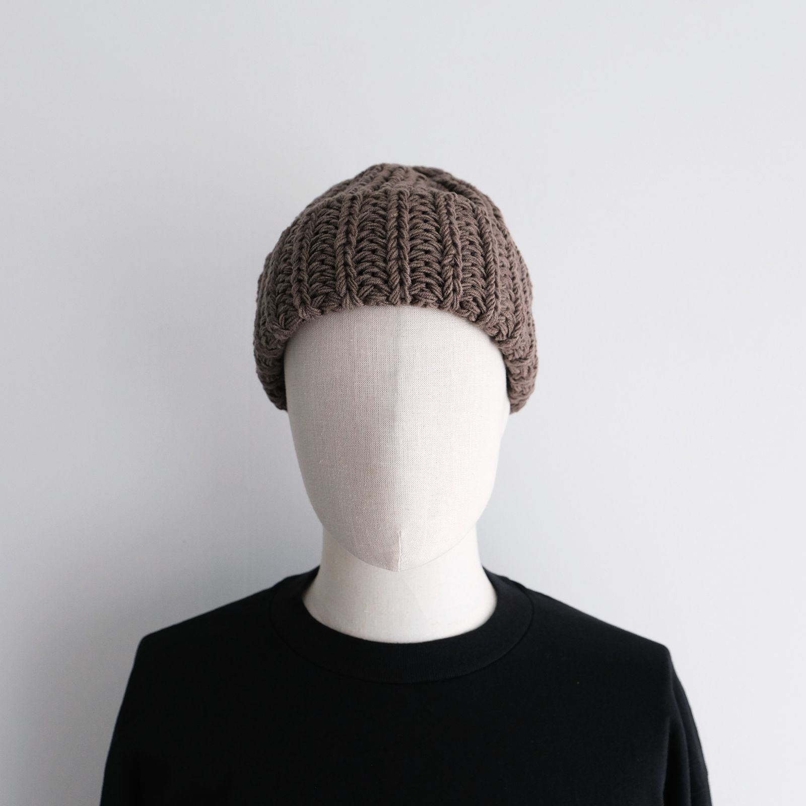 COMESANDGOES - Big Knit -ニットキャップ-（Beige /ベージュ