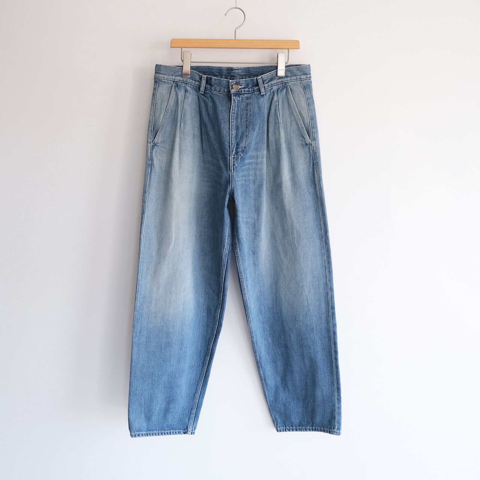 Graphpaper - Selvage Denim Two Tuck Tapered Pants -デニムパンツ