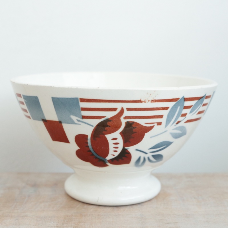 フランスアンティーク カフェオレボウル ディゴワン＆サルグミンヌ