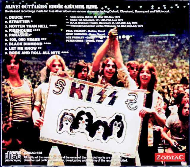 Kiss キッス/アライヴ！Unreleased recordings made for Kiss Alive!