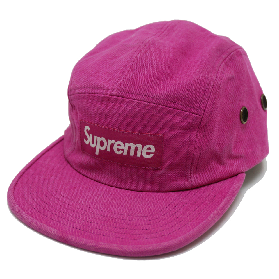 SUPREME / WASHED CANVAS CAMP CAP