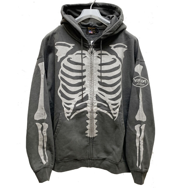 VANSON / BONE ZIP UP HOODIE