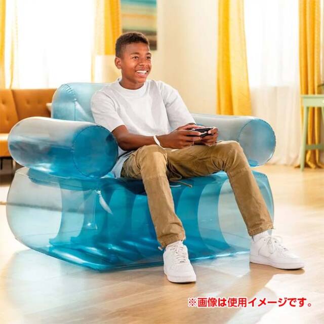 INTEX(インテックス) トランスペアレント アームチェア 透明エアチェア