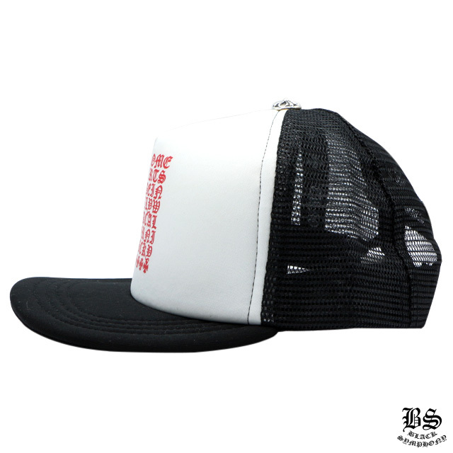 クロムハーツトラッカーキャップキングタコCHスクロールブラック