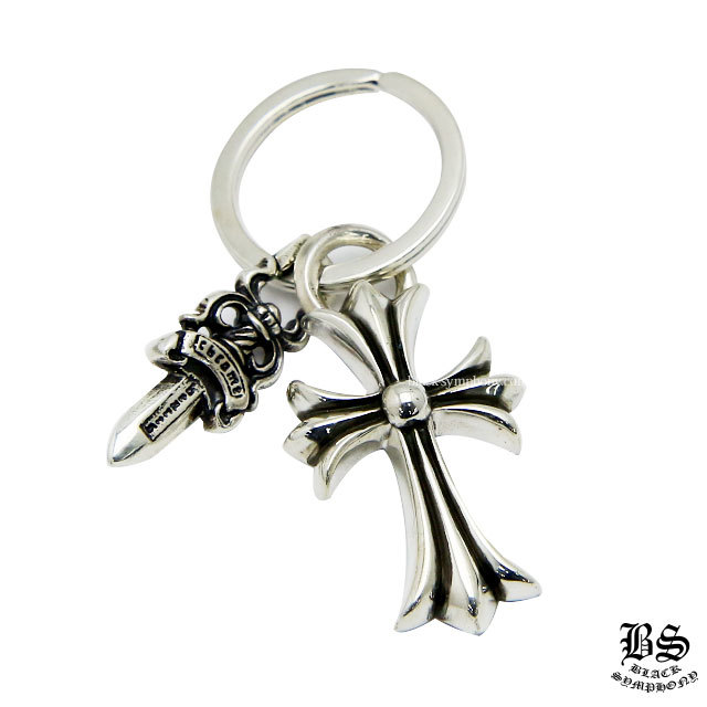 クロムハーツスモールCHクロスキーリングwithダガー|クロムハーツ通販