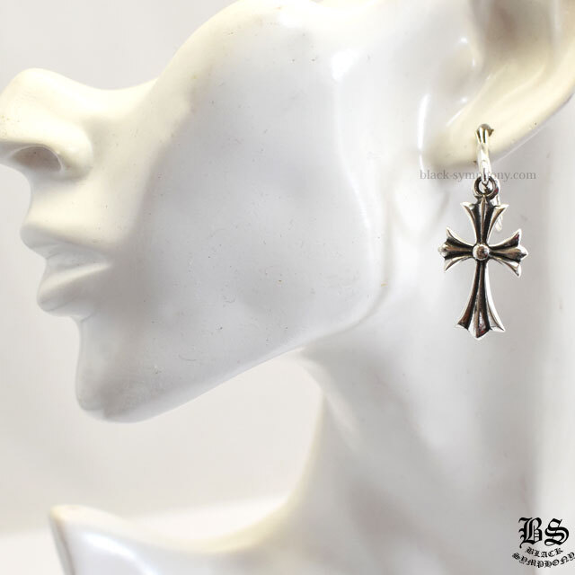 クロムハーツタイニーCHクロスフープイヤリング(ピアス)|クロムハーツ