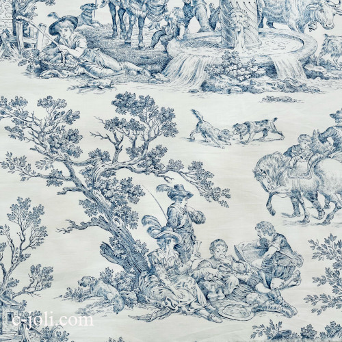 パリ発送】K-815 フランスアンティーク布トワル・ド・ジュイ/西洋更紗