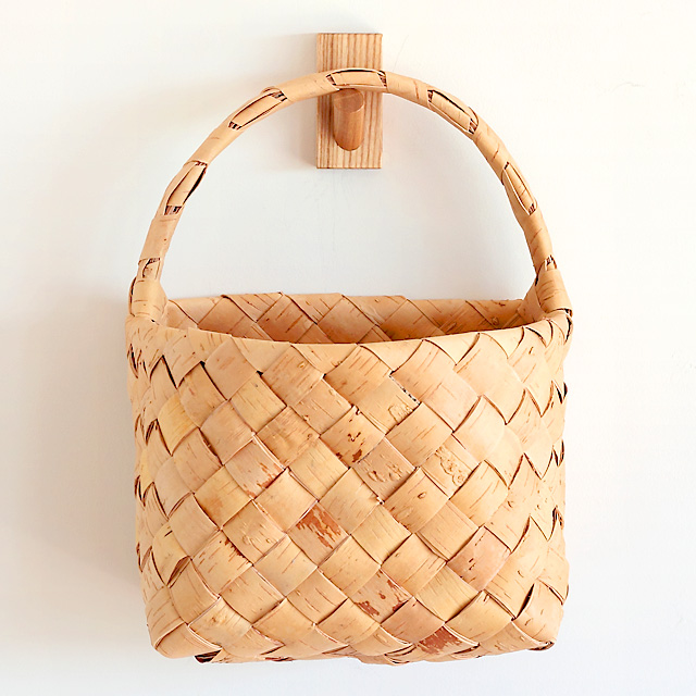 白樺かご/壁掛け・L COMFOTA 北欧雑貨店