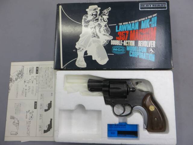 MGC】コルト LAWMAN ローマン MK3 2in SRH・木製グリップ モデルガン