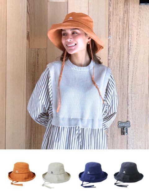 GOODS】つば広ハット
