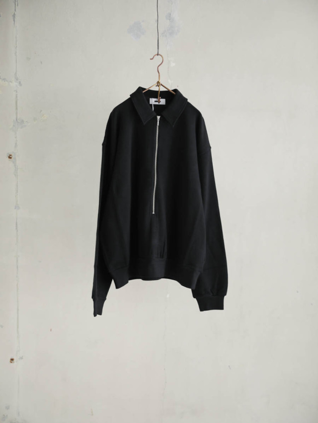 REVERBERATE リバーバレイト｜ハーフジップサーマル（ブラック）