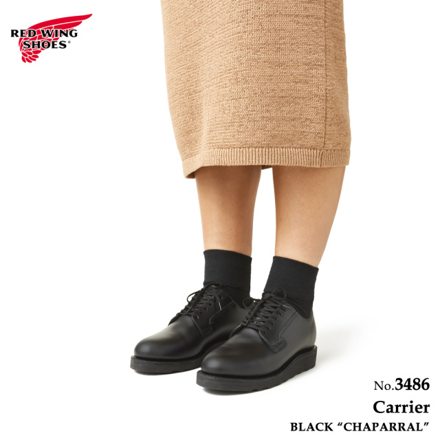 レッドウィング REDWING 3486 CARRIER レディース キャリア ブラック